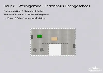 Grundriss der Unterkunft Auszeit-im-Harz Haus 6 Ferienhaus