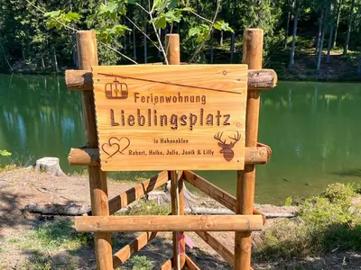 Naturlandschaft in der Nähe der Ferienwohnung