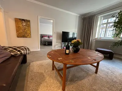 TV/Unterhaltungsangebot in der Unterkunft Ambiente am Breiten Tor Apartment 1