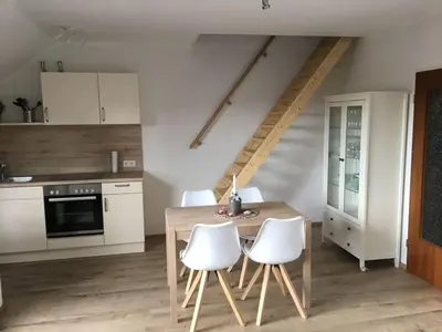 Küche/Küchenzeile in der Unterkunft Holiday apartment small building