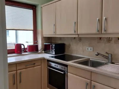 Küche/Küchenzeile in der Unterkunft Penthouse Wohlfühlort mit Dachterrasse