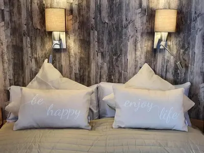 Ein Bett oder Betten in einem Zimmer der Unterkunft Fewo-Harzgeiss