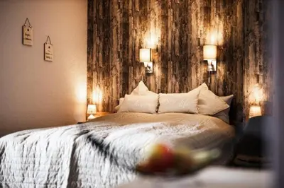 Ein Bett oder Betten in einem Zimmer der Unterkunft Fewo-Harzgeiss