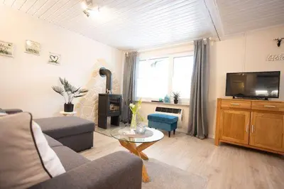 TV/Unterhaltungsangebot in der Unterkunft Hyggezeit im Bungalow in Wernigerode