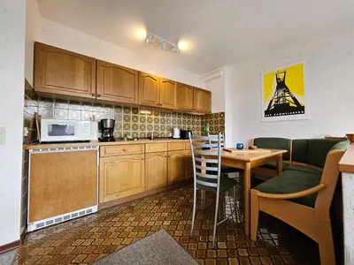 Küche/Küchenzeile in der Unterkunft Ferienwohnung HBO Abbassian