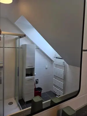 Ein Badezimmer in der Unterkunft Ferienwohnung HBO Abbassian