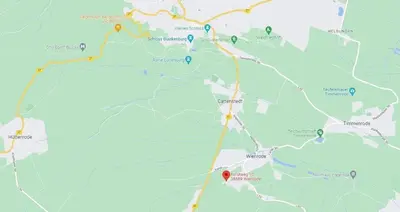 Grundriss der Unterkunft Ferienwohnung Haus am Wald
