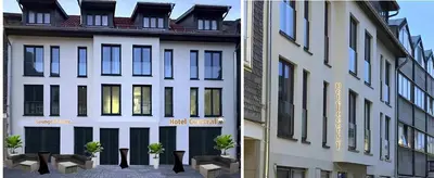 Das Gebäude in dem sich das Hotel befindet