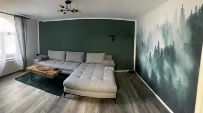Ein Sitzbereich in der Unterkunft FeWo Villa Krodo Am Burgberg