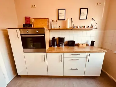 Küche/Küchenzeile in der Unterkunft Ferienwohnung Kaiserliebe