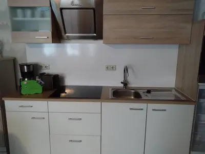 Küche/Küchenzeile in der Unterkunft Ferienwohnung Turmeck