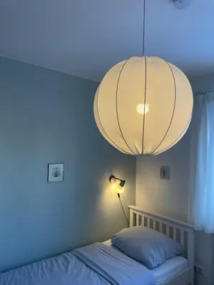 Ein Bett oder Betten in einem Zimmer der Unterkunft Haus Hahn im Klee