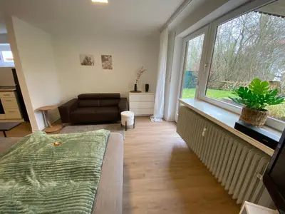 Ein Sitzbereich in der Unterkunft Fewo Harzbreak