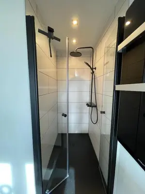 Ein Badezimmer in der Unterkunft Ferienwohnung Familie Ahrend