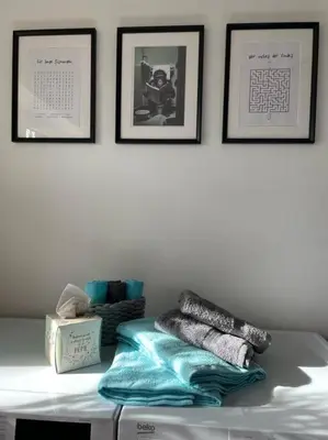 Ein Bett oder Betten in einem Zimmer der Unterkunft Ferienwohnung Familie Ahrend