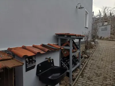 Das Gebäude in dem sich die Ferienwohnung befindet