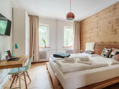 Ein Bett oder Betten in einem Zimmer der Unterkunft Fingerhut Modern Retreat