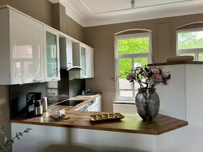 Küche/Küchenzeile in der Unterkunft Villa Bellevue