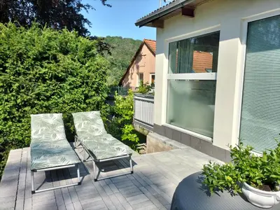Das Gebäude in dem sich die Ferienwohnung befindet