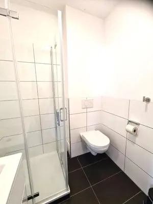 Ein Badezimmer in der Unterkunft Bergliebe