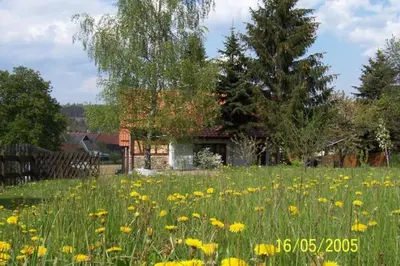 Ein Garten an der Unterkunft Ferienhaus Harz