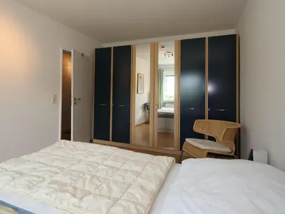 Ein Bett oder Betten in einem Zimmer der Unterkunft Wohnung am Bocksberg nahe Skilift