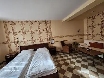 Ein Bett oder Betten in einem Zimmer der Unterkunft Hotel & Restaurant zur Post