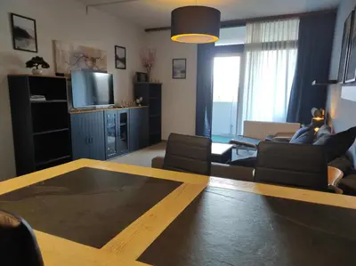 Küche/Küchenzeile in der Unterkunft Ferienwohnung Harzverliebt