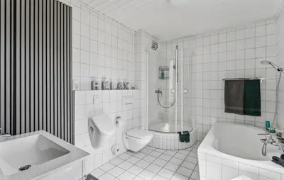 Ein Badezimmer in der Unterkunft Mimis Bike & Hike