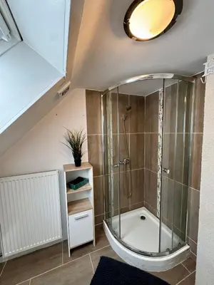 Ein Badezimmer in der Unterkunft Apartment Waldkauz - Altenau