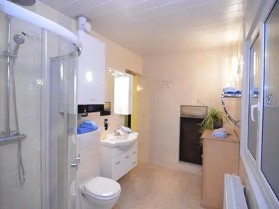 Ein Badezimmer in der Unterkunft Ferienhaus, Wernigerode