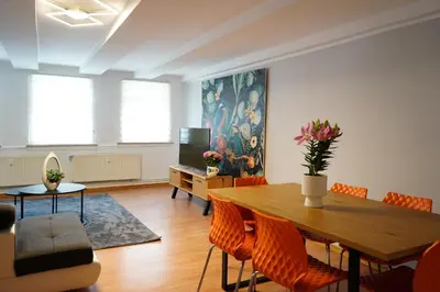 Ein Sitzbereich in der Unterkunft Casa Antonia