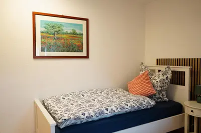 Ein Bett oder Betten in einem Zimmer der Unterkunft Casa Antonia