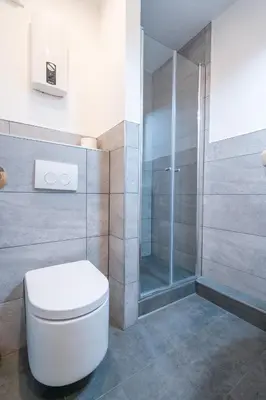 Ein Badezimmer in der Unterkunft Kleine Auszeit