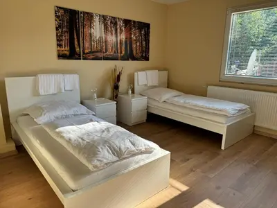 Ein Bett oder Betten in einem Zimmer der Unterkunft Kurzzeitunterkunft Goslar