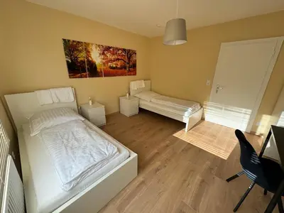 Ein Bett oder Betten in einem Zimmer der Unterkunft Kurzzeitunterkunft Goslar