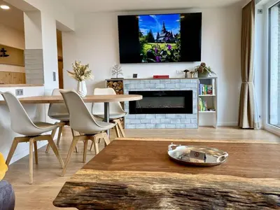 TV/Unterhaltungsangebot in der Unterkunft Holiday apartment Harz holiday