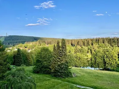 Naturlandschaft in der Nähe des Ferienhauses