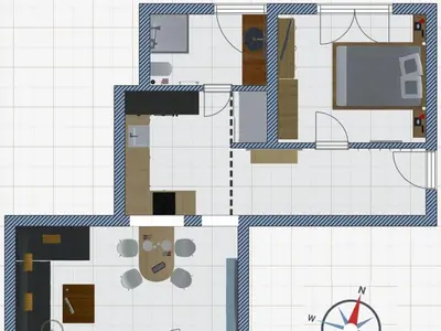 Grundriss der Unterkunft Holiday apartment Harz holiday