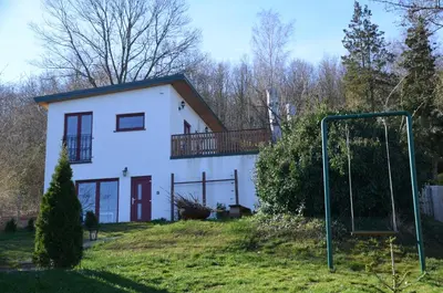 Das Gebäude in dem sich die Ferienwohnung befindet