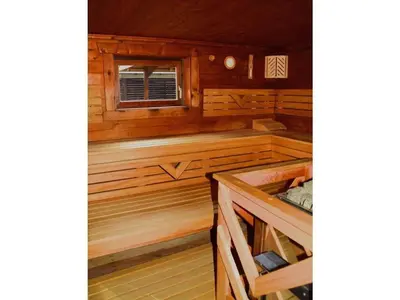 Grundriss der Unterkunft Ferienwohnung Mester mit Schwimmbad Sauna
