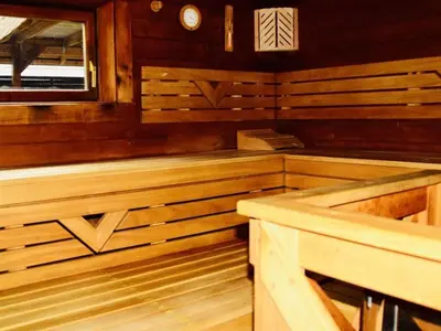 Grundriss der Unterkunft Ferienwohnung Mester mit Schwimmbad Sauna