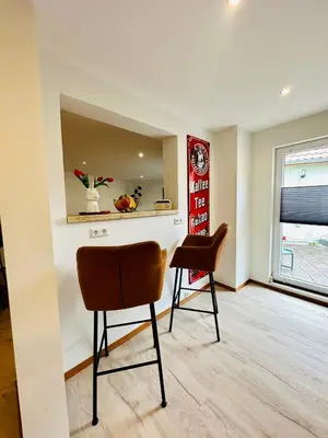 TV/Unterhaltungsangebot in der Unterkunft Lous Ferienwohnung