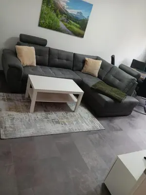 Ein Sitzbereich in der Unterkunft Serenity