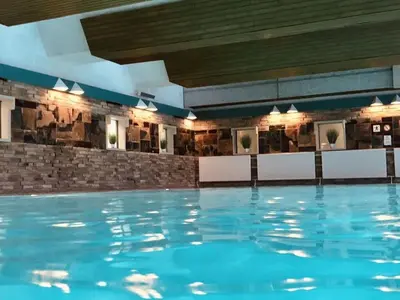 Grundriss der Unterkunft Ferienwohnung Mester mit Schwimmbad Sauna