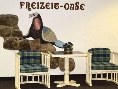 Grundriss der Unterkunft Ferienwohnung Mester mit Schwimmbad Sauna