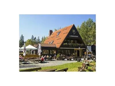Grundriss der Unterkunft Ferienwohnung Mester mit Schwimmbad Sauna