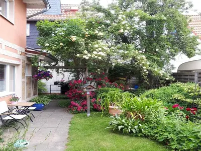 Ein Garten an der Unterkunft Cosy holiday home in Wernigerode