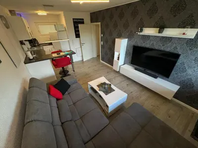 Ein Sitzbereich in der Unterkunft Urlaub in Andreasberg 2