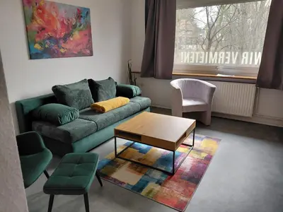 Ein Sitzbereich in der Unterkunft Haus PANORAMA - Appartement Auszeit 1